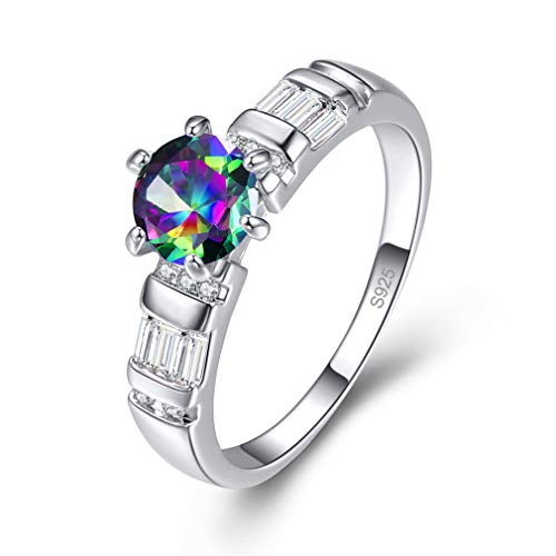 YAZILIND Schmuck für Frauen Zirkonia Solitaire Ring Schmuck für Hochzeit Engagement Elegant Shiny # 1 18.8 von YAZILIND