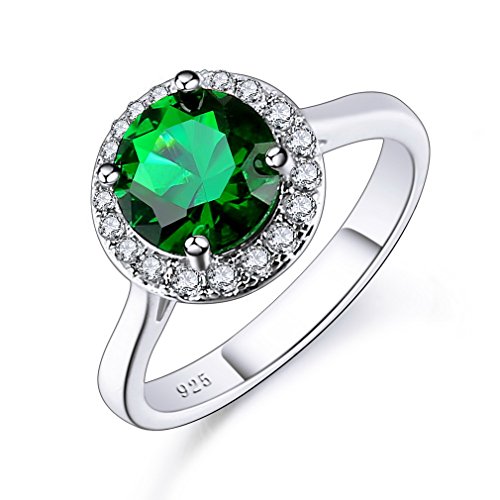 YAZILIND Versprechen Ringe schicke große Zirkon platiniert eingelegten Strass Hochzeit Engagement für Damen größe 17.2 von YAZILIND