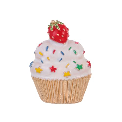 YAZILIND Weihnachten Brosche Erdbeere-Party-Dessert Corsage Female Xmas Breastpin Schmuck(Farbe) von YAZILIND