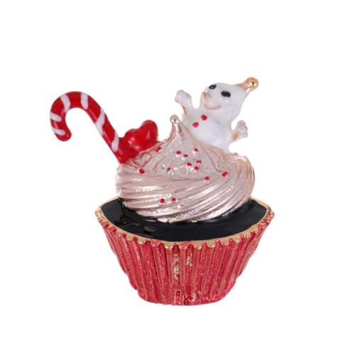 YAZILIND Weihnachten Brosche Pin-Eis Krücken Schneemann Corsage Female Xmas Breastpin Schmuck(Farbe) von YAZILIND