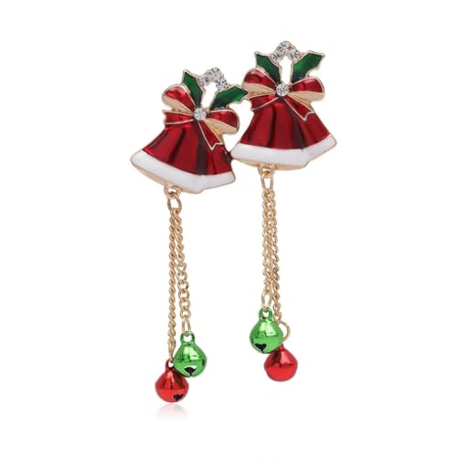 YAZILIND Weihnachten Brosche Santa Claus Baum Elch Schneemann Katze Glocke Strümpfe Hut Weibliche Xmas Corsage Breastpin Schmuck(#13) von YAZILIND