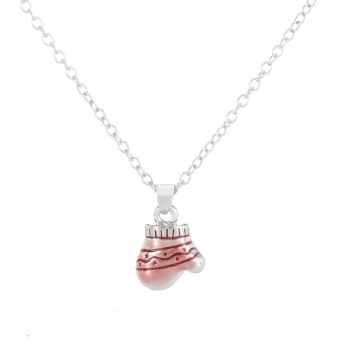 YAZILIND Weihnachten Halsketten für Frauen Weihnachten Kranz Bell Garland Santa Claus Elch Anhänger Halskette Damen ist Vielseitig Pullover Schlüsselbein Kette Holiday Schmuck(#11) von YAZILIND