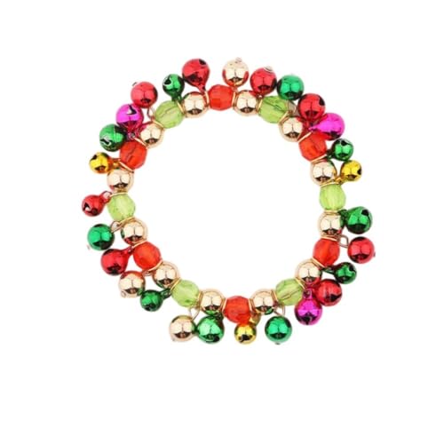 YAZILIND Weihnachten Perlen Armband Jingle Bells Perlen Anhänger Armbänder Urlaub Festival Weihnachten Schmuck für Frauen(#3) von YAZILIND