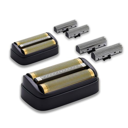 Ersatzfolie für Rasierer und interne Klingen, kompatibel mit Andis 17300 reSURGE Elektrorasierer, Schwarz (2 Pack) von YAZIYIR