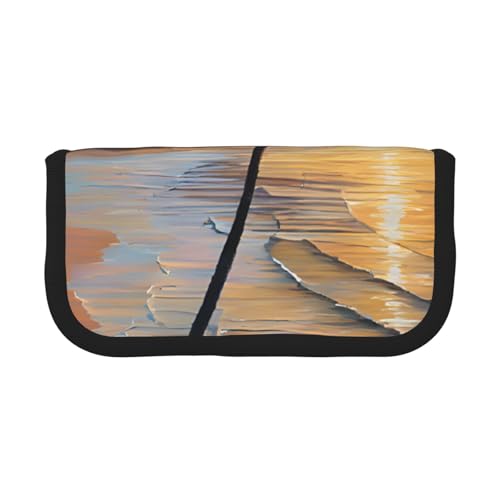 YBAZYBXY Coconut Beach Sonnenuntergang Hängematte Druck Leinwand Füllfederhalter Tasche Stilvolle Stifteetui Organizer Tasche Make-up Taschen für den täglichen Gebrauch auf Reisen, Schwarz , YBAZYBXY Coconut Beach Sonnenuntergang Hängematte Druck Leinwand Füllfederhalter Tasche Stilvolle Stifteetui Organizer Tasche Make-up Taschen für den täglichen Gebrauch auf Reisen, Schwarz , von YBAZYBXY