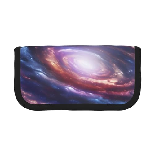 YBAZYBXY Füllfederhalter-Tasche aus Segeltuch, Motiv: Weltraumspirale, kosmische Energie, stilvolles Federmäppchen, Organizer, Tasche, Make-up-Tasche, für den täglichen Gebrauch auf Reisen, Schwarz , YBAZYBXY Füllfederhalter-Tasche aus Segeltuch, Motiv: Weltraumspirale, kosmische Energie, stilvolles Federmäppchen, Organizer, Tasche, Make-up-Tasche, für den täglichen Gebrauch auf Reisen, Schwarz , von YBAZYBXY