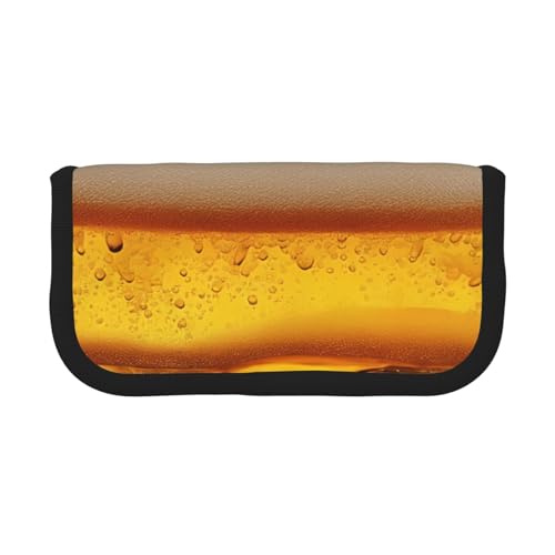 YBAZYBXY Füllfederhalter-Tasche aus Segeltuch mit Bier-Tapetendruck, stilvolles Federmäppchen, Organizer-Tasche, Make-up-Tasche, für den täglichen Gebrauch auf Reisen, Schwarz , Einheitsgröße, YBAZYBXY Füllfederhalter-Tasche aus Segeltuch mit Bier-Tapetendruck, stilvolles Federmäppchen, Organizer-Tasche, Make-up-Tasche, für den täglichen Gebrauch auf Reisen, Schwarz , Einheitsgröße, von YBAZYBXY