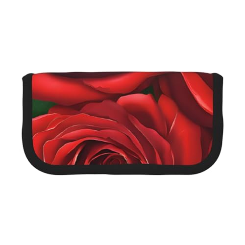 YBAZYBXY Füllfederhalter-Tasche aus Segeltuch mit Gothic-Rosen, stilvolles Federmäppchen, Organizer-Tasche, Make-up-Tasche, für den täglichen Gebrauch auf Reisen, Schwarz , Einheitsgröße, YBAZYBXY Füllfederhalter-Tasche aus Segeltuch mit Gothic-Rosen, stilvolles Federmäppchen, Organizer-Tasche, Make-up-Tasche, für den täglichen Gebrauch auf Reisen, Schwarz , Einheitsgröße, von YBAZYBXY