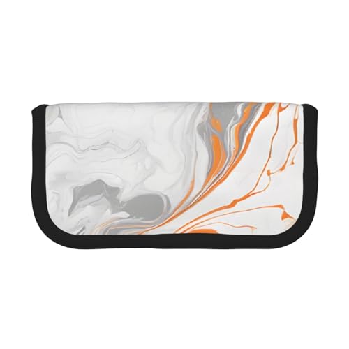 YBAZYBXY Füllfederhalter-Tasche aus Segeltuch mit Marmor-Textur, Kupferspritzer-Druck, stilvolles Federmäppchen, Organizer-Tasche, Make-up-Tasche, für den täglichen Gebrauch auf Reisen, Schwarz , YBAZYBXY Füllfederhalter-Tasche aus Segeltuch mit Marmor-Textur, Kupferspritzer-Druck, stilvolles Federmäppchen, Organizer-Tasche, Make-up-Tasche, für den täglichen Gebrauch auf Reisen, Schwarz , von YBAZYBXY