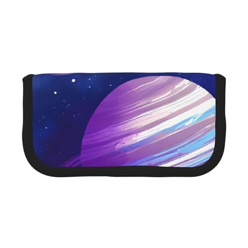 YBAZYBXY Füllfederhalter-Tasche aus Segeltuch mit Planetendruck, stilvolles Federmäppchen, Organizer-Tasche, Make-up-Tasche, für den täglichen Gebrauch auf Reisen, Schwarz , Einheitsgröße, YBAZYBXY Füllfederhalter-Tasche aus Segeltuch mit Planetendruck, stilvolles Federmäppchen, Organizer-Tasche, Make-up-Tasche, für den täglichen Gebrauch auf Reisen, Schwarz , Einheitsgröße, von YBAZYBXY