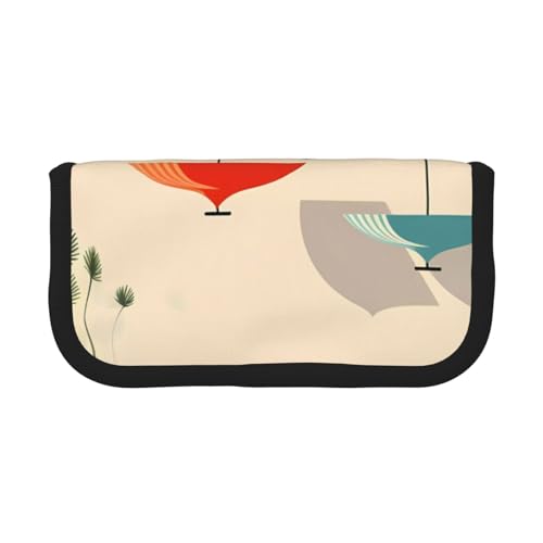 YBAZYBXY Mitte des Jahrhunderts moderner Druck Leinwand Füllfederhalter Tasche Stilvolle Stifteetui Organizer Tasche Make-up Taschen für den täglichen Gebrauch auf Reisen, Schwarz , Einheitsgröße, YBAZYBXY Mitte des Jahrhunderts moderner Druck Leinwand Füllfederhalter Tasche Stilvolle Stifteetui Organizer Tasche Make-up Taschen für den täglichen Gebrauch auf Reisen, Schwarz , Einheitsgröße, von YBAZYBXY
