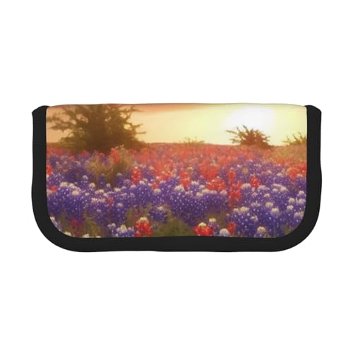 YBAZYBXY Texas Bluebonnets Füllfederhalter-Tasche aus Segeltuch, stilvolles Federmäppchen, Organizer-Tasche, Make-up-Tasche, für den täglichen Gebrauch auf Reisen, Schwarz , Einheitsgröße, YBAZYBXY Texas Bluebonnets Füllfederhalter-Tasche aus Segeltuch, stilvolles Federmäppchen, Organizer-Tasche, Make-up-Tasche, für den täglichen Gebrauch auf Reisen, Schwarz , Einheitsgröße, von YBAZYBXY