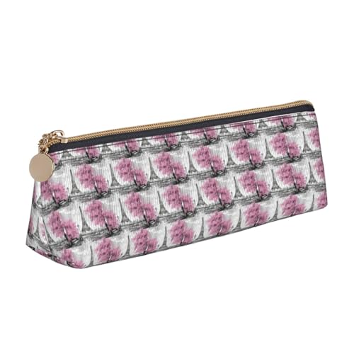 YBGHDAA Federmäppchen mit Ölgemälde, Motiv: Paris Eiffelturm, dreieckig, niedlich, für Jungen und Mädchen, Geschenk, weiß, Einheitsgröße, Kosmetiktasche YBGHDAA Federmäppchen mit Ölgemälde, Motiv: Paris Eiffelturm, dreieckig, niedlich, für Jungen und Mädchen, Geschenk, weiß, Einheitsgröße, Kosmetiktasche von YBGHDAA