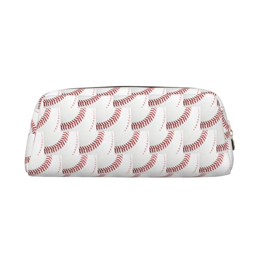 YBGHDAA Kosmetiktasche mit Baseball-Schnürung, für Jungen, Mädchen, Senioren, Leder, Kosmetiktasche, Make-up-Tasche mit Reißverschluss, gold, Einheitsgröße, Kosmetiktasche YBGHDAA Kosmetiktasche mit Baseball-Schnürung, für Jungen, Mädchen, Senioren, Leder, Kosmetiktasche, Make-up-Tasche mit Reißverschluss, gold, Einheitsgröße, Kosmetiktasche von YBGHDAA