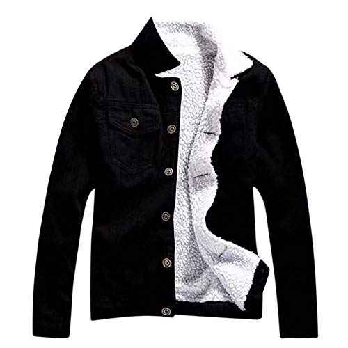 YBIRAL Damen Herbst Winter Jeansjacke Warm Vintage Oversize Winterjacke Casual Lose Fleecejacke Übergangsjacke Mantel Parka Übergröße M-4XL YBIRAL Damen Herbst Winter Jeansjacke Warm Vintage Oversize Winterjacke Casual Lose Fleecejacke Übergangsjacke Mantel Parka Übergröße M-4XL von YBIRAL