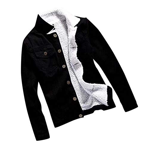 YBIRAL Jeansjacke Damen Herbst Winter Vintage Warm Winterjacke Beiläufig Lose Fleecejacke Übergroß Jacke Mantel Übergangsjacke Outwear Coat YBIRAL Jeansjacke Damen Herbst Winter Vintage Warm Winterjacke Beiläufig Lose Fleecejacke Übergroß Jacke Mantel Übergangsjacke Outwear Coat von YBIRAL
