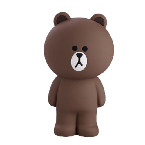 YBNKKUXKN Federmäppchen for den Schulanfang, Federmäppchen aus Silikon, großes Fassungsvermögen, 3D-Bär oder Kaninchen, Federmäppchen for Jungen und Mädchen im Teenageralter(Bear) von YBNKKUXKN