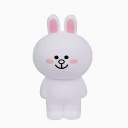 YBNKKUXKN Federmäppchen for den Schulanfang, Federmäppchen aus Silikon, großes Fassungsvermögen, 3D-Bär oder Kaninchen, Federmäppchen for Jungen und Mädchen im Teenageralter(Rabbit) von YBNKKUXKN