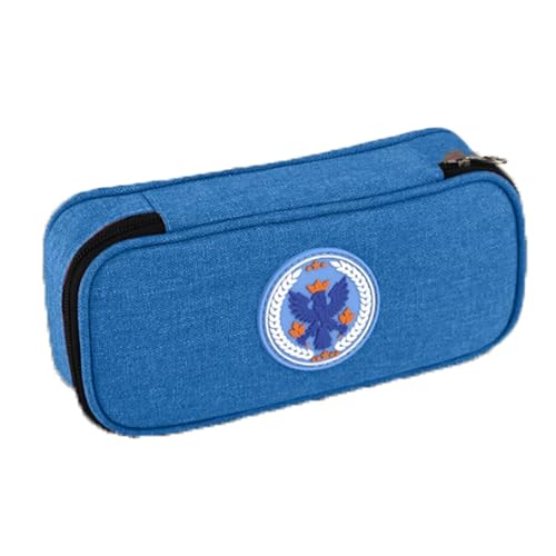 YBNKKUXKN Federmäppchen for die Schulanfangssaison, große Aufbewahrung, mehrere Fächer, Federmäppchen, tragbare Federtasche fürs Büro(Bleu) von YBNKKUXKN