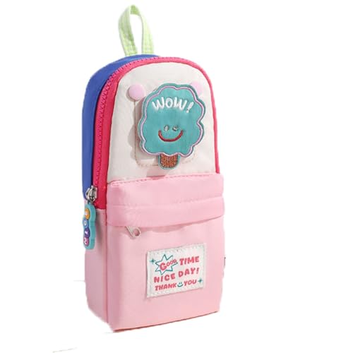 YBNKKUXKN Federmäppchen mit Schulbeginn, 3D-Big-Bleistifttasche, Beutelbox, Organizer, Stifteetui mit Griffen, ästhetisches Zubehör for Mädchen(Color6) von YBNKKUXKN