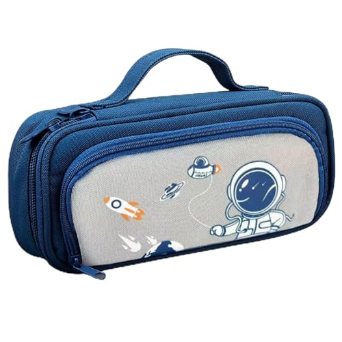 YBNKKUXKN Federmäppchen mit großer Kapazität for den Schulanfang, multifunktional, Federmäppchen for Jungen(Bleu) von YBNKKUXKN