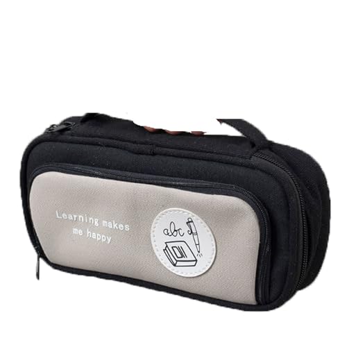 YBNKKUXKN Federmäppchen mit großer Kapazität for den Schulanfang, multifunktional, Federmäppchen for Jungen(Svart) von YBNKKUXKN