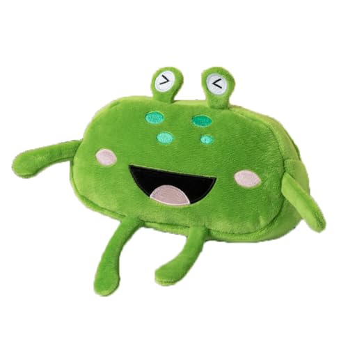 YBNKKUXKN Niedliches Federmäppchen mit Frosch-Motiv, große Federtasche mit Reißverschluss, Aufbewahrung von Schreibwaren und Organizer for den Schulanfang(Color2) von YBNKKUXKN