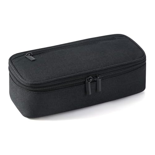 YBNKKUXKN Robustes Federmäppchen, große Aufbewahrungstasche, doppellagig, for Schulbedarf, Büro, College, Teenager, Mädchen, Erwachsene(Svart) von YBNKKUXKN