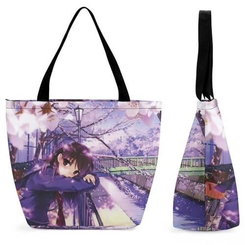 YBQLNP Anime-Mädchen Damen Handtasche Shopper Umhängetasche Schultertasche Tragetasche Mit Reißverschluss 28.5x18x32.5cm YBQLNP Anime-Mädchen Damen Handtasche Shopper Umhängetasche Schultertasche Tragetasche Mit Reißverschluss 28.5x18x32.5cm von YBQLNP