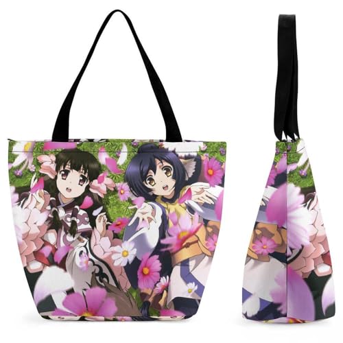 YBQLNP Anime-Mädchen Damen Handtasche Shopper Umhängetasche Schultertasche Tragetasche Mit Reißverschluss 28.5x18x32.5cm YBQLNP Anime-Mädchen Damen Handtasche Shopper Umhängetasche Schultertasche Tragetasche Mit Reißverschluss 28.5x18x32.5cm von YBQLNP