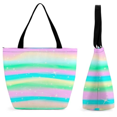 YBQLNP Damen Handtasche Shopper Umhängetasche Schultertasche Tragetasche Mit Reißverschluss 28.5x18x32.5cm von YBQLNP