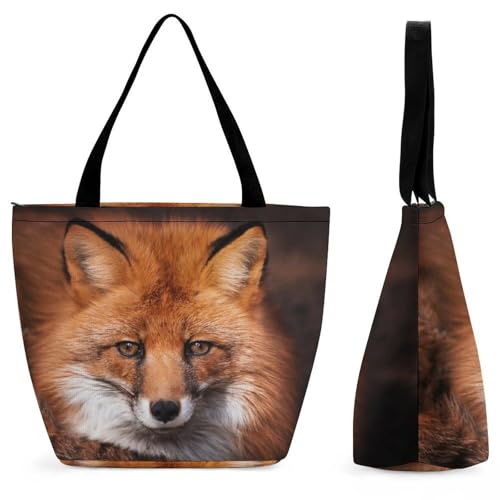 YBQLNP Damen Handtasche Shopper Umhängetasche Schultertasche Tragetasche Mit Reißverschluss 28.5x18x32.5cm von YBQLNP