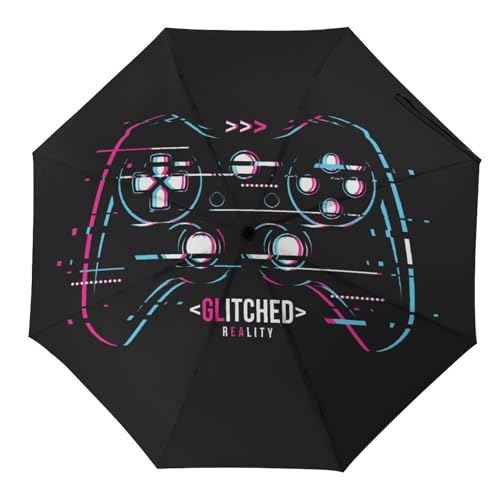 YBQLNP Kompakter Reise Regenschirm Gamepad Schwarz Taschenschirm Automatisch Auf Und Zu Faltbarer Sonnenschirm YBQLNP Kompakter Reise Regenschirm Gamepad Schwarz Taschenschirm Automatisch Auf Und Zu Faltbarer Sonnenschirm von YBQLNP