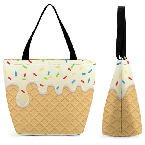 YBQLNP Kuchen Dessert Donut Damen Handtasche Shopper Umhängetasche Schultertasche Tragetasche Mit Reißverschluss 28.5x18x32.5cm YBQLNP Kuchen Dessert Donut Damen Handtasche Shopper Umhängetasche Schultertasche Tragetasche Mit Reißverschluss 28.5x18x32.5cm von YBQLNP