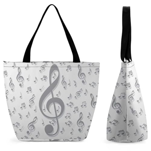 YBQLNP Noten Damen Handtasche Shopper Umhängetasche Schultertasche Tragetasche Mit Reißverschluss 28.5x18x32.5cm von YBQLNP