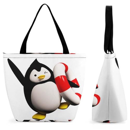 YBQLNP Pinguin Damen Handtasche Shopper Umhängetasche Schultertasche Tragetasche Mit Reißverschluss 28.5x18x32.5cm YBQLNP Pinguin Damen Handtasche Shopper Umhängetasche Schultertasche Tragetasche Mit Reißverschluss 28.5x18x32.5cm von YBQLNP