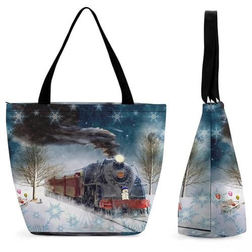 YBQLNP Retro-Zug Damen Handtasche Shopper Umhängetasche Schultertasche Tragetasche Mit Reißverschluss 28.5x18x32.5cm von YBQLNP