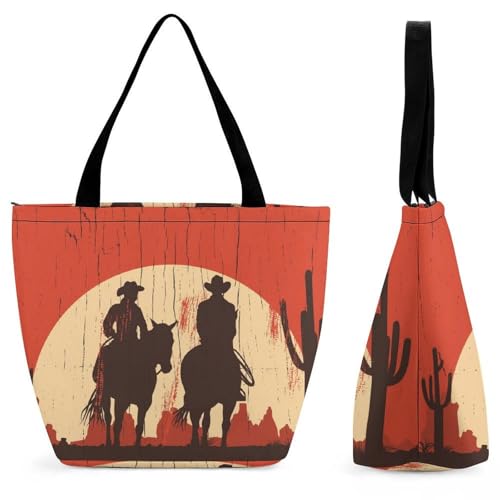 YBQLNP Sonnenuntergang Damen Handtasche Shopper Umhängetasche Schultertasche Tragetasche Mit Reißverschluss 28.5x18x32.5cm von YBQLNP