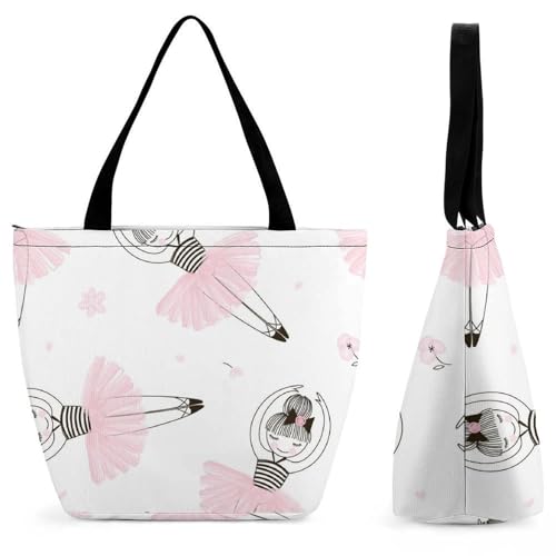 YBQLNP Süßes Mädchen Damen Handtasche Shopper Umhängetasche Schultertasche Tragetasche Mit Reißverschluss 28.5x18x32.5cm von YBQLNP