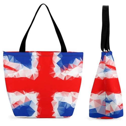 YBQLNP Union Jack Damen Handtasche Shopper Umhängetasche Schultertasche Tragetasche Mit Reißverschluss 28.5x18x32.5cm YBQLNP Union Jack Damen Handtasche Shopper Umhängetasche Schultertasche Tragetasche Mit Reißverschluss 28.5x18x32.5cm von YBQLNP