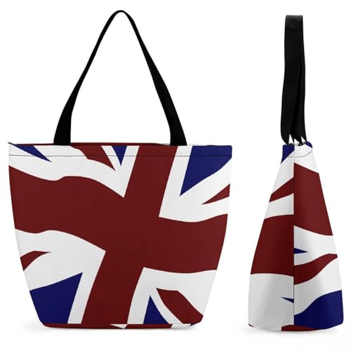 YBQLNP Union Jack Damen Handtasche Shopper Umhängetasche Schultertasche Tragetasche Mit Reißverschluss 28.5x18x32.5cm YBQLNP Union Jack Damen Handtasche Shopper Umhängetasche Schultertasche Tragetasche Mit Reißverschluss 28.5x18x32.5cm von YBQLNP