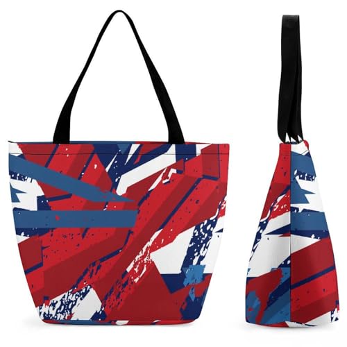 YBQLNP Union Jack Damen Handtasche Shopper Umhängetasche Schultertasche Tragetasche Mit Reißverschluss 28.5x18x32.5cm YBQLNP Union Jack Damen Handtasche Shopper Umhängetasche Schultertasche Tragetasche Mit Reißverschluss 28.5x18x32.5cm von YBQLNP