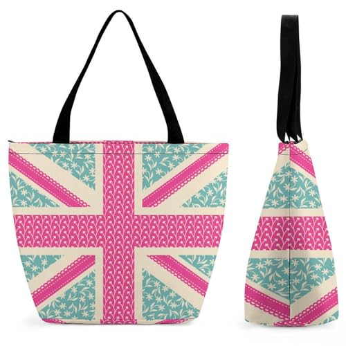 YBQLNP Union Jack Damen Handtasche Shopper Umhängetasche Schultertasche Tragetasche Mit Reißverschluss 28.5x18x32.5cm YBQLNP Union Jack Damen Handtasche Shopper Umhängetasche Schultertasche Tragetasche Mit Reißverschluss 28.5x18x32.5cm von YBQLNP