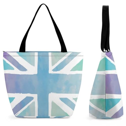 YBQLNP Union Jack Damen Handtasche Shopper Umhängetasche Schultertasche Tragetasche Mit Reißverschluss 28.5x18x32.5cm YBQLNP Union Jack Damen Handtasche Shopper Umhängetasche Schultertasche Tragetasche Mit Reißverschluss 28.5x18x32.5cm von YBQLNP
