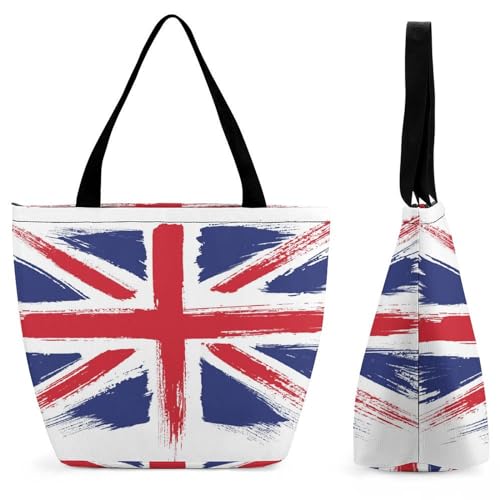 YBQLNP Union Jack Damen Handtasche Shopper Umhängetasche Schultertasche Tragetasche Mit Reißverschluss 28.5x18x32.5cm YBQLNP Union Jack Damen Handtasche Shopper Umhängetasche Schultertasche Tragetasche Mit Reißverschluss 28.5x18x32.5cm von YBQLNP