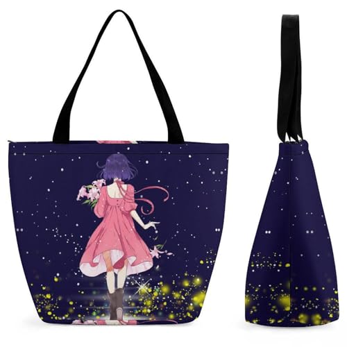 YBQLNP Verträumtes Mädchen Damen Handtasche Shopper Umhängetasche Schultertasche Tragetasche Mit Reißverschluss 28.5x18x32.5cm YBQLNP Verträumtes Mädchen Damen Handtasche Shopper Umhängetasche Schultertasche Tragetasche Mit Reißverschluss 28.5x18x32.5cm von YBQLNP