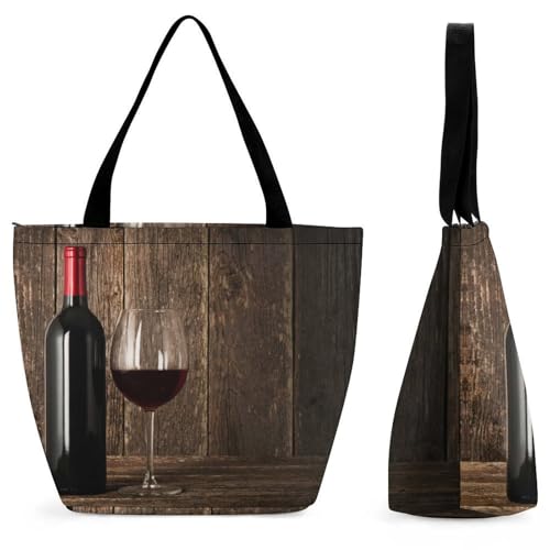 YBQLNP Weinglas Damen Handtasche Shopper Umhängetasche Schultertasche Tragetasche Mit Reißverschluss 28.5x18x32.5cm YBQLNP Weinglas Damen Handtasche Shopper Umhängetasche Schultertasche Tragetasche Mit Reißverschluss 28.5x18x32.5cm von YBQLNP