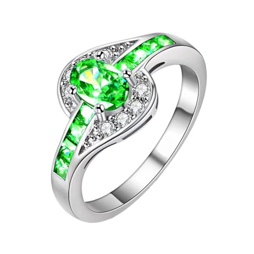 YBWZH Geformter kubischer Zirkon Solitär-Stil Hochzeit Verlobung Jahrestag Ring zierlich stapelbar Verlobung Hochzeit Versprechen Ringe Set, 7, Metall, Kein Edelstein YBWZH Geformter kubischer Zirkon Solitär-Stil Hochzeit Verlobung Jahrestag Ring zierlich stapelbar Verlobung Hochzeit Versprechen Ringe Set, 7, Metall, Kein Edelstein von YBWZH