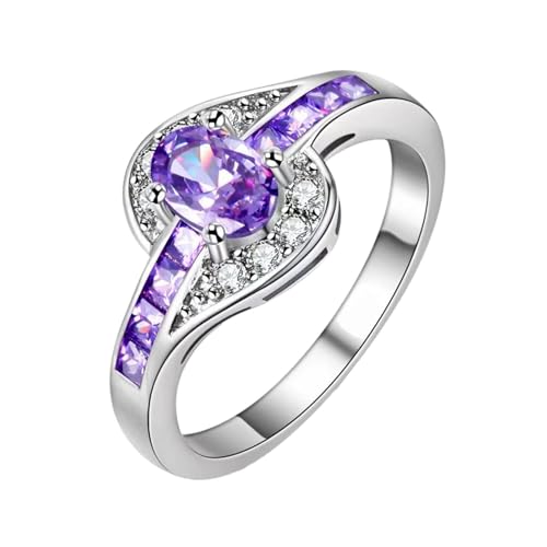 YBWZH Geformter kubischer Zirkon Solitär-Stil Hochzeit Verlobung Jahrestag Ring zierlich stapelbar Verlobung Hochzeit Versprechen Ringe Set, 9, Metall, Kein Edelstein YBWZH Geformter kubischer Zirkon Solitär-Stil Hochzeit Verlobung Jahrestag Ring zierlich stapelbar Verlobung Hochzeit Versprechen Ringe Set, 9, Metall, Kein Edelstein von YBWZH