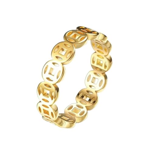 YBWZH Leichter High-End-Gefühl Titan Qian Ring Vielseitiges Temperament Herren und Damen Passende Ringe Mode Accessoires Ringe Junge, Einheitsgröße, Edelstahl, Kein Edelstein YBWZH Leichter High-End-Gefühl Titan Qian Ring Vielseitiges Temperament Herren und Damen Passende Ringe Mode Accessoires Ringe Junge, Einheitsgröße, Edelstahl, Kein Edelstein von YBWZH